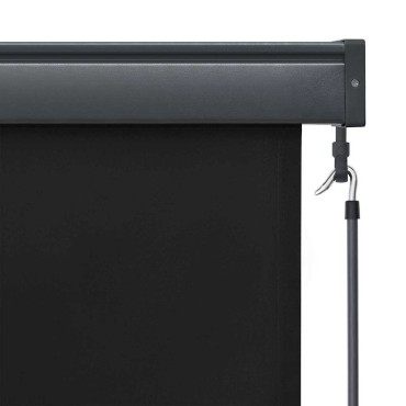 vidaXL Ρόλερ Ανθρακί 180 x 250 cm Ύφασμα και Αλουμίνιο