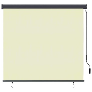 vidaXL Ρόλερ Κρεμ 180 x 250 cm Ύφασμα και Αλουμίνιο