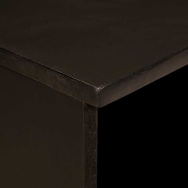 vidaXL Ντουλάπι TV Μαύρο και Χρυσό 100x33x46cm Επεξεργασμένο Ξύλο 1 τεμ.