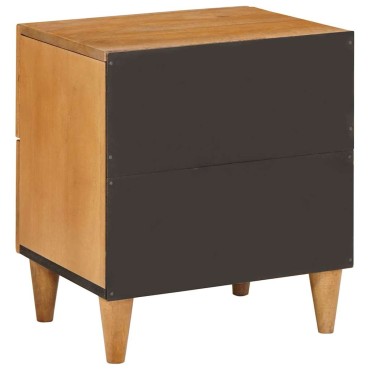 vidaXL Κομοδίνο Ανοιχτό καφέ 40x33x46cm Επεξεργασμένο Ξύλο 1 τεμ.