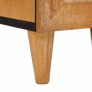 vidaXL Κομοδίνο Ανοιχτό καφέ 40x33x46cm Επεξεργασμένο Ξύλο 1 τεμ.