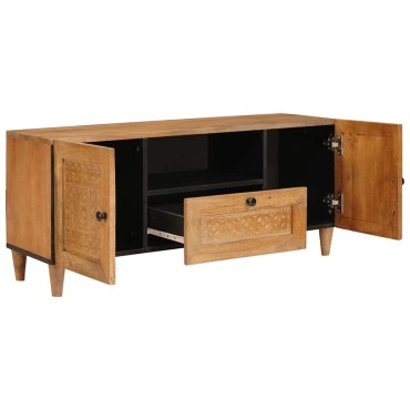 vidaXL Μονάδες TV Ανοιχτό καφέ 105x33x46cm Επεξεργασμένο ξύλο