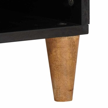 vidaXL Ντουλάπι TV 100x33x46cm Στερεό ξύλο μάνγκο 1 τεμ.