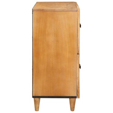 vidaXL Πλαϊνό γραφείο 60x33x75cm Στερεό ξύλο μάνγκο 1 τεμ.