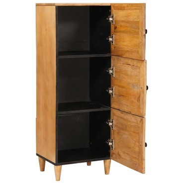 vidaXL Highboard Ανοιχτό καφέ 40x33x110cm Μασίφ ξύλο μάνγκο