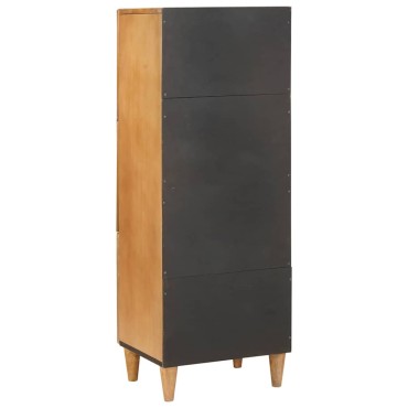 vidaXL Highboard Ανοιχτό καφέ 40x33x110cm Μασίφ ξύλο μάνγκο