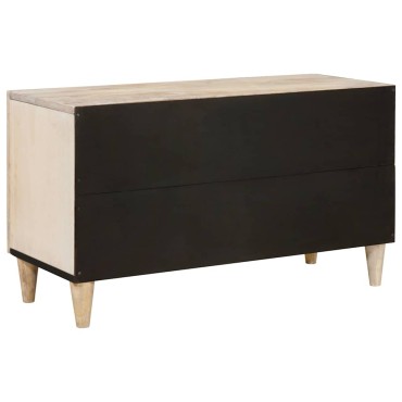 vidaXL Μονάδες TV με ράφι Λευκό 80x33x46cm Επεξεργασμένο ξύλο
