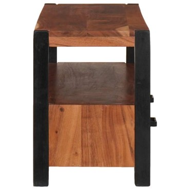 vidaXL Ντουλάπι μέσων Καφέ 110x30x40cm Στερεό Ξύλο Ακακίας 1 τεμ.