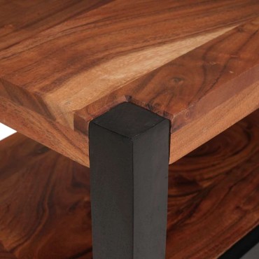 vidaXL Ντουλάπι μέσων Καφέ 110x30x40cm Στερεό Ξύλο Ακακίας 1 τεμ.