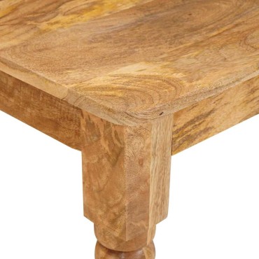 vidaXL Τραπεζάκι σαλονιού Καφέ 110x55x77cm Στερεό ξύλο μάνγκο