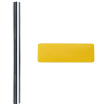 vidaXL Ηλιακές Μεμβράνες 5 τεμ. Αντιστατικές Εφέ Ανάκλασης Ασημί PVC