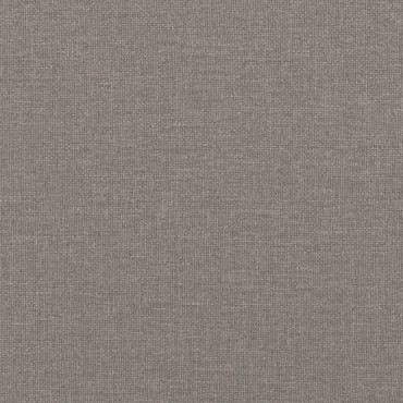 vidaXL Κρεβάτι Boxspring με Στρώμα Taupe 160x200 εκ. Υφασμάτινο