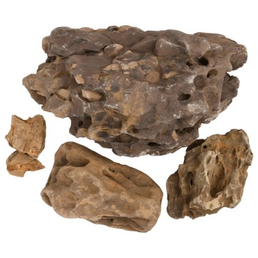 vidaXL Πέτρες Dragon Stones Γκρι 10 κιλά 10-40 εκ.