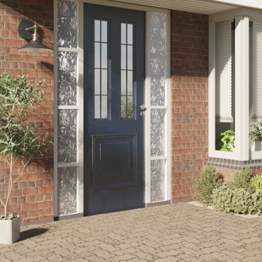 vidaXL Μεμβράνη Παραθύρου Αμμοβολή Σχέδιο Λουλούδι 90x500 εκ. από PVC