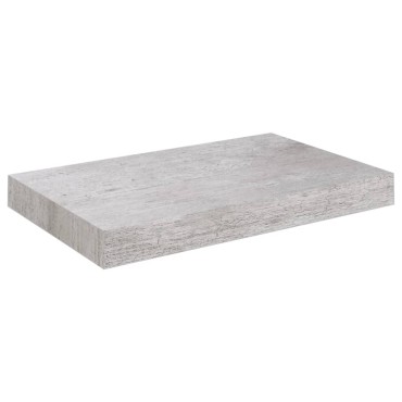vidaXL Ράφι Τοίχου Γκρι Σκυροδέματος 23x23,5x3,8cm από MDF 1 τεμ.