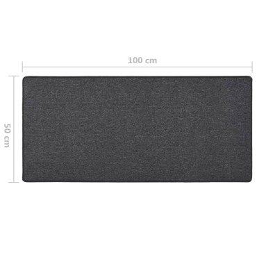 vidaXL Χαλί Διάδρομος Ανθρακί 50x100cm