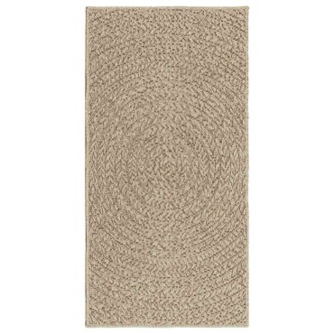 vidaXL Χαλί ZIZUR Μπεζ Όψη Γιούτας Εσωτ. & Εξωτ. Χώρου 60x110cm