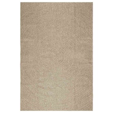 vidaXL Χαλί ZIZUR Μπεζ Όψη Γιούτας Εσωτ. & Εξωτ. Χώρου 160x230cm