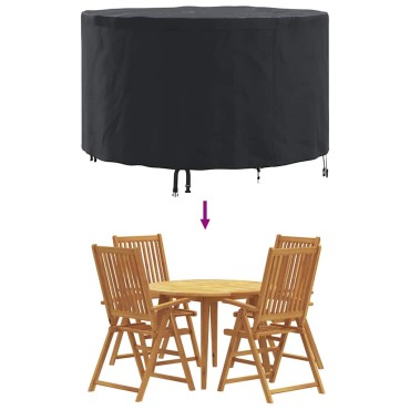 vidaXL Κάλυμμα επίπλων 102x102x71cm Ύφασμα Oxford 210D Γύρος 1 τεμ.