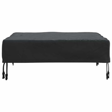 vidaXL Κάλυμμα Τραπέζι 82x82x15cm τετράγωνο Αδιάβροχο Μαύρο 1 τεμ.