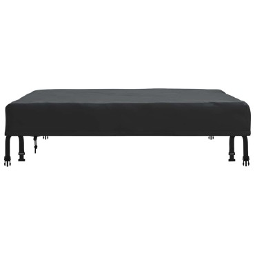 vidaXL Κάλυμμα Τραπέζι 92x92x15cm τετράγωνο Αδιάβροχο Μαύρο 1 τεμ.
