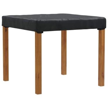 vidaXL Κάλυμμα Τραπέζι 92x92x15cm τετράγωνο Αδιάβροχο Μαύρο 1 τεμ.