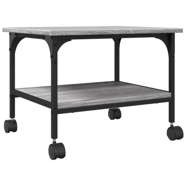 vidaXL Βάση Εκτυπωτή 2 Επιπέδων Γκρι Sonoma 50x40x38 εκ Επεξ. Ξύλο