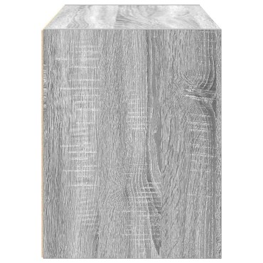 vidaXL Ντουλάπι με 2 συρτάρια Γκρι Sonoma 60x31x40cm από Επεξ. Ξύλο 1 τεμ.