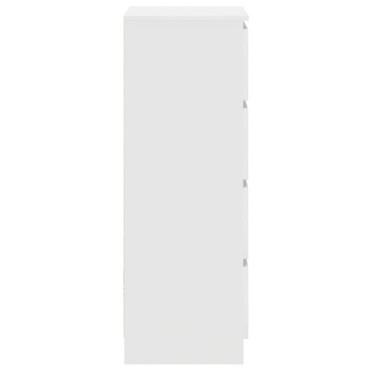vidaXL Ντουλάπι Λευκό 37,5x35x99cm από Επεξεργασμένο Ξύλο 1 τεμ.