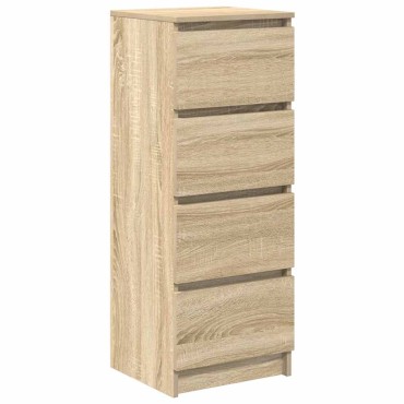 vidaXL Ντουλάπι Sonoma Δρυς 37,5x35x99cm από Επεξεργασμένο Ξύλο 1 τεμ.