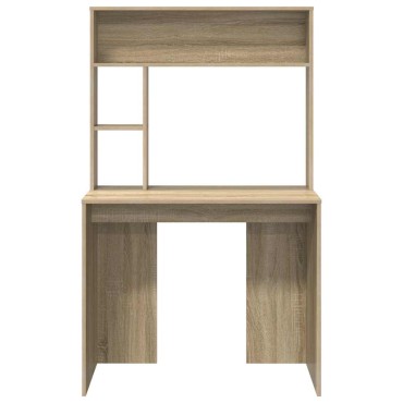 vidaXL Γραφείο Δρύς Sonoma Επεξεργασμένο Ξύλο 91x50x149 εκ 1 τεμ.