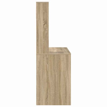 vidaXL Γραφείο Δρύς Sonoma Επεξεργασμένο Ξύλο 91x50x149 εκ 1 τεμ.