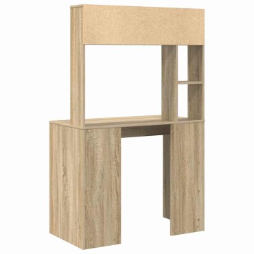 vidaXL Γραφείο Δρύς Sonoma Επεξεργασμένο Ξύλο 91x50x149 εκ 1 τεμ.