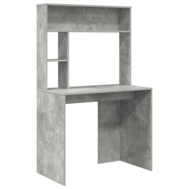 vidaXL Γραφείο Σκυρόδεμα Γκρι 91x50x149cm Επεξεργασμένο Ξύλο 1 τεμ.