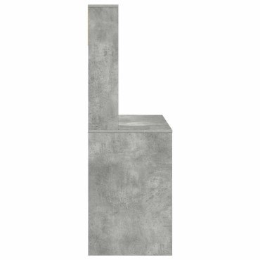 vidaXL Γραφείο Σκυρόδεμα Γκρι 91x50x149cm Επεξεργασμένο Ξύλο 1 τεμ.
