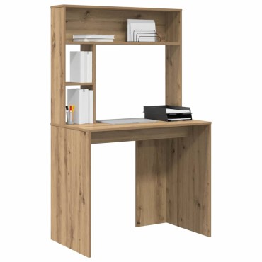 vidaXL Γραφείο Artisan Oak Επεξεργασμένο Ξύλο 91x50x149 εκ 1 τεμ.