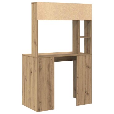 vidaXL Γραφείο Artisan Oak Επεξεργασμένο Ξύλο 91x50x149 εκ 1 τεμ.