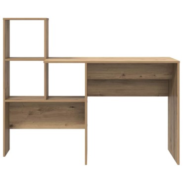 vidaXL Γραφείο Artisan Oak Επεξεργασμένο Ξύλο 131,5x50x106,5cm 1 τεμ.