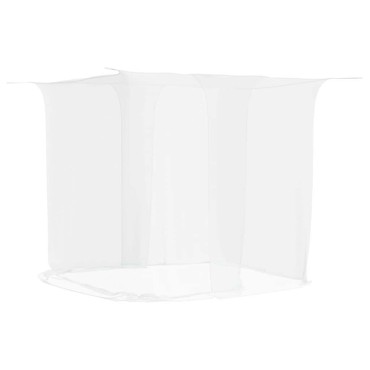 vidaXL Κουνουπιέρα Κρεμαστή 156 Λευκή 220x200x210 εκ. από Δίχτυ