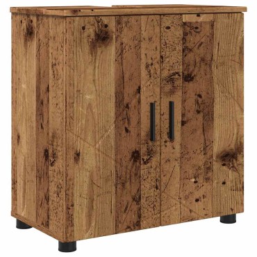 vidaXL Ντουλάπι Μπάνιου Παλιό Ξύλο 61x35x64cm 1 τεμ.