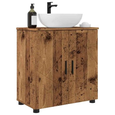 vidaXL Ντουλάπι Μπάνιου Παλιό Ξύλο 61x35x64cm 1 τεμ.