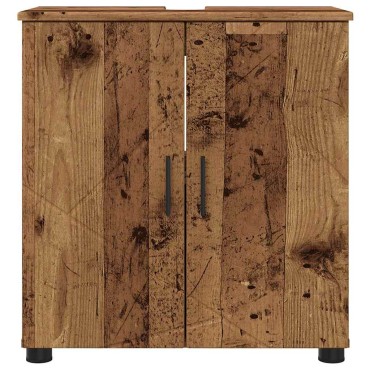 vidaXL Ντουλάπι Μπάνιου Παλιό Ξύλο 61x35x64cm 1 τεμ.