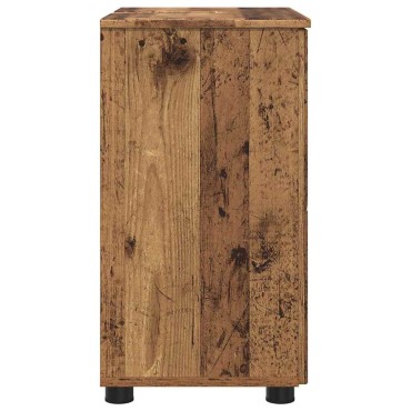 vidaXL Ντουλάπι Μπάνιου Παλιό Ξύλο 61x35x64cm 1 τεμ.