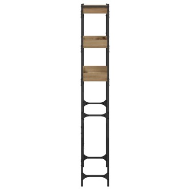 vidaXL Ράφια πλυντηρίου ρούχων με ράφι Artisan Oak 67 x 25 x 163 εκ.