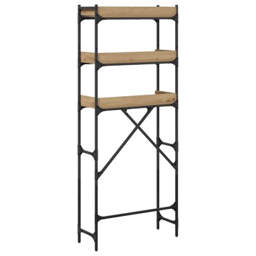 vidaXL Ράφια πλυντηρίου ρούχων με ράφι Artisan Oak 67 x 25 x 163 εκ.