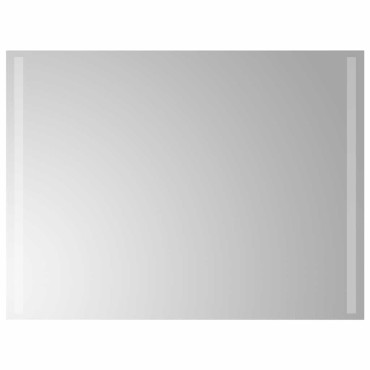 vidaXL Καθρέφτης Μπάνιου με LED 80x60 εκ.