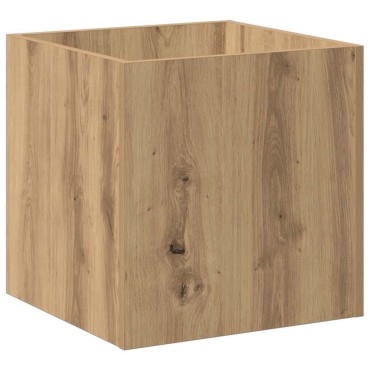 vidaXL Κουτί γλάστρας Artisan Oak 40x40x40 cm Κατασκευασμένο ξύλο
