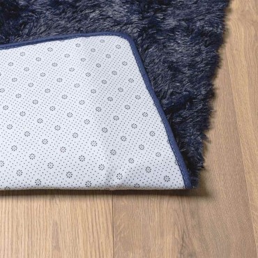 vidaXL Χαλί Shaggy με Ψηλό Πέλος NAVARRA Ναυτικό 160x230cm
