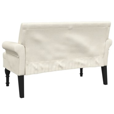 vidaXL Παγκάκι με Πλάτη 120x62x75,5cm Λινό