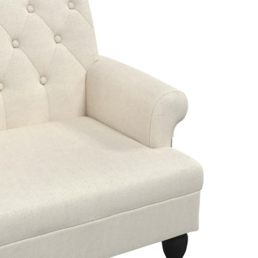 vidaXL Παγκάκι με Πλάτη 120x62x75,5cm Λινό